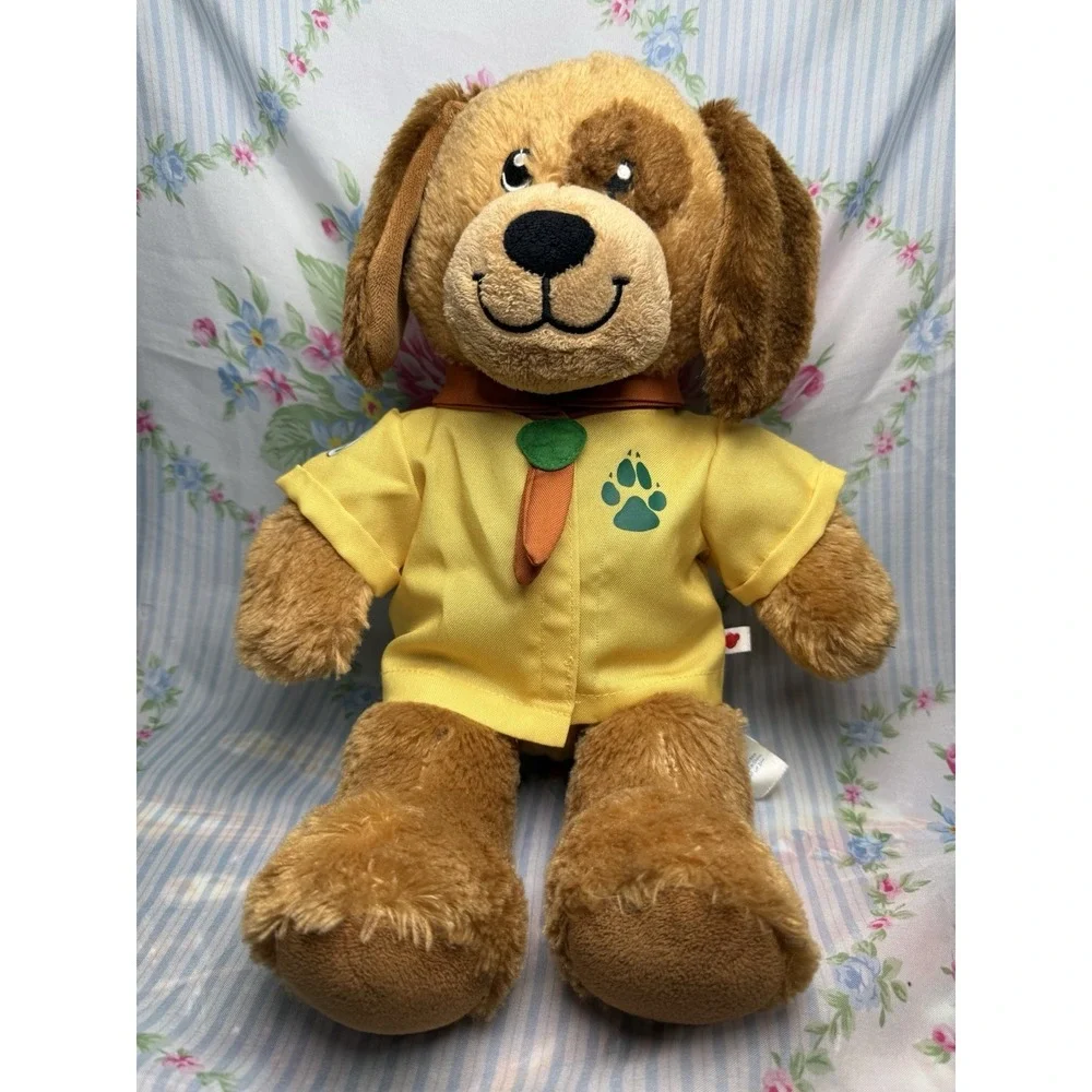 Build-A-Bear Brown‎ Dog Plush Great Wolf Lodge Shirt 14